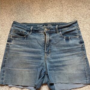 Old Navy Mid-Blue Denim Cutoff Shorts